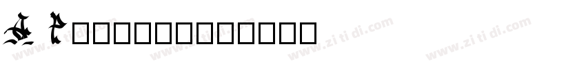 A Pompadour字体转换
